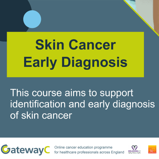 GATEWAYC LAUNCHES A NEW SKIN CANCER COURSE FOR HCPS