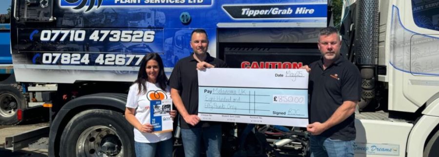 RJC Plant Services donate via their 2025 Anniversary Calendar