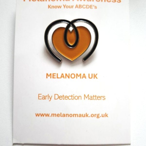 Melanoma UK Pin Badge merchandise