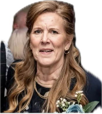 Woman with concerned expression, possibly at a melanoma awareness event.